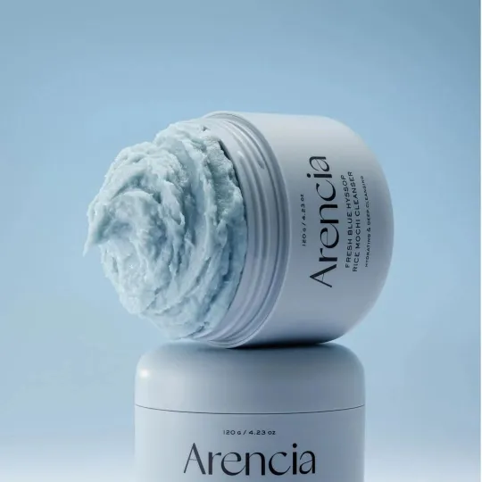 Arencia- Fresh Blue Hyssop Rice Mochi Cleanser (120g)